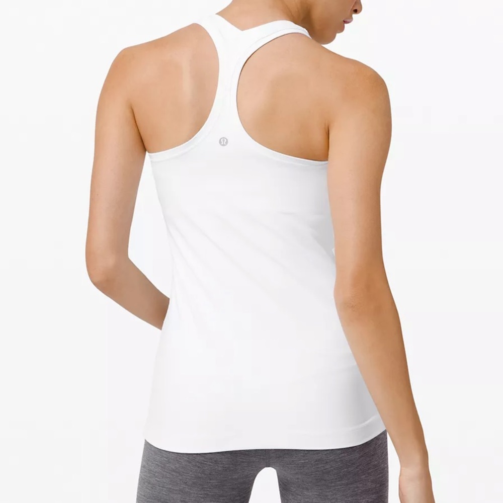 Lululemon Racerback Tank Top in white